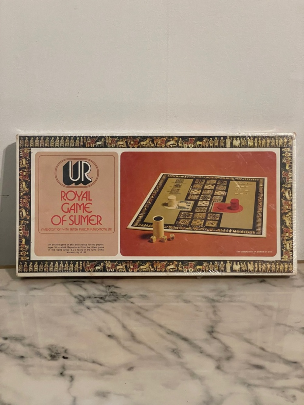 Vintage 1977 UR Royal Game Of Sumer Board Game Selchow & Richter Factory Sealed